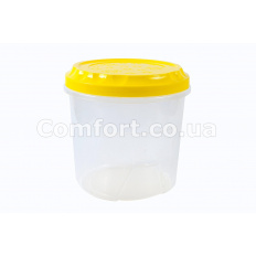 Банка для сыпучих Снежинка 1,0л