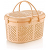 Корзина пикник SP-110 бежевая