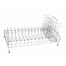 Сушилка для посуды 1-яр хром с вкладышем без поддона