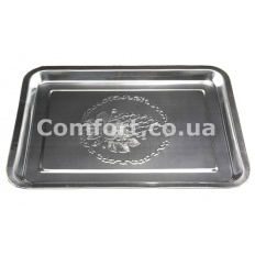 Поднос прямоугольный  39см нерж +