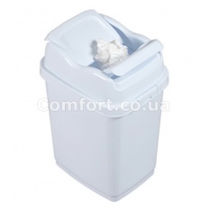 Відро для сміття 10л подвійна кришка 09712