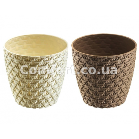 Вазон плетение 1,6л  447