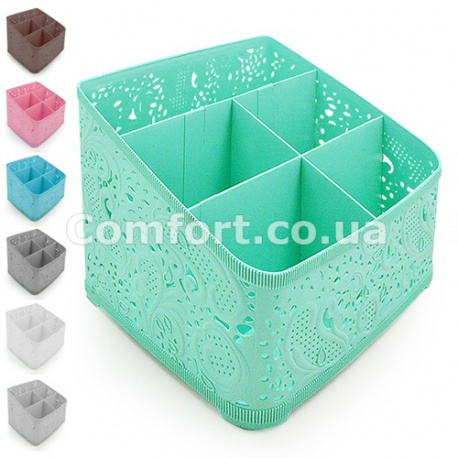 Подставка для ложек Ажур 2,5л квадратная 