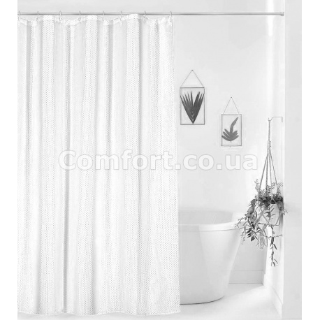 Штора Пика ткань Премиум однотонная 180х180 белая