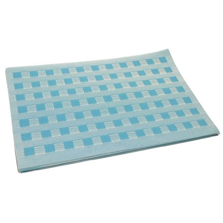 Термосалфетка Table Mat набір 12шт плетенка голубий