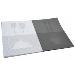 Термосалфетка Table Mat набір 12шт бокалы сірий