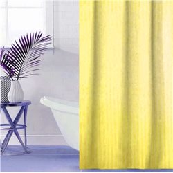 Штора Полоса ткань Премиум однотона 180х180 жовта