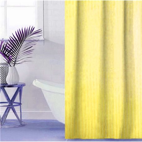 Штора Полоса ткань Премиум однотона 180х180 жовта