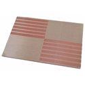 Термосалфетка Table Mat набор 12ш полосочки в шахматном порядке красный