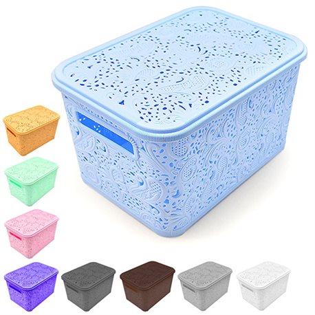 Корзина Ажур  7,5л с крышкой