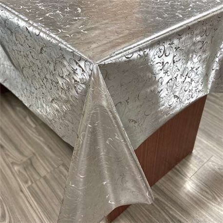 Клеенка 1,40*20м рулон шелкография золото-серебро 118G-S