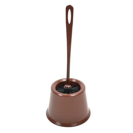 Ершик круглый с ободком коричневый