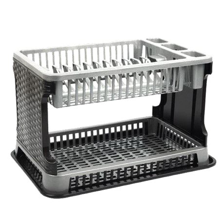 Сушилка для посуды 2-яр TP-7071 Металлик