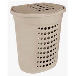 Бак для белья алеана прямой 60л бежевый