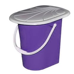 Ведро-туалет 17л фиолетовый