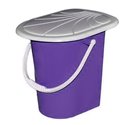 Ведро-туалет 17л фиолетовый