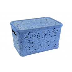 Корзина Ажур 7,5л с крышкой