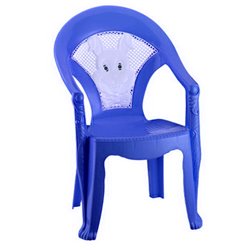 Крісло дитяче Білий заєць синій