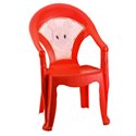 Кресло детское Белый заяц красный