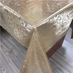 Клеенка 1,40*20м рулон шелкография золото-серебро 118C-LG