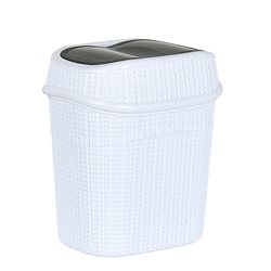 Ведро для мусора CK-770 вязка 10л белый
