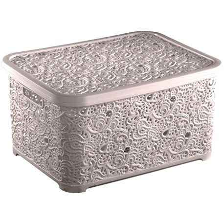 Корзина Elif Ажур №2 377 9,5л с крышкой 