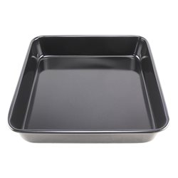 Противень 1140 квадратный диамантовое покрытие 24,5х24,5х4,5