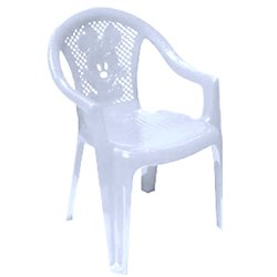 Кресло детское Кс без вставки белый