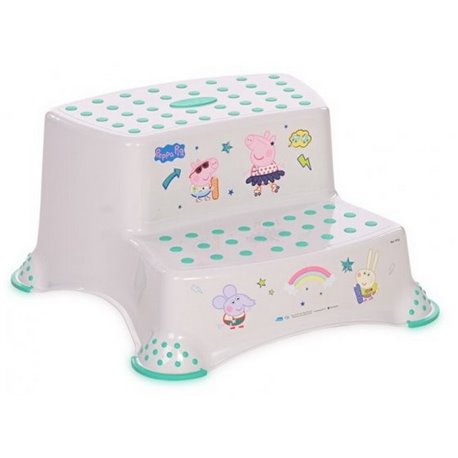 Табурет-драбинка CM-520 дитячий 2 сходинки білий