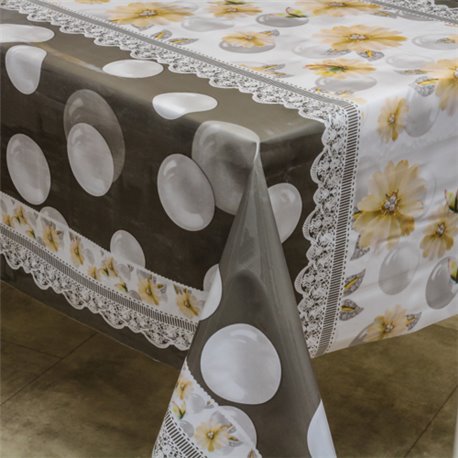 Клеенка 1,37*30м рулон силикон 81327A