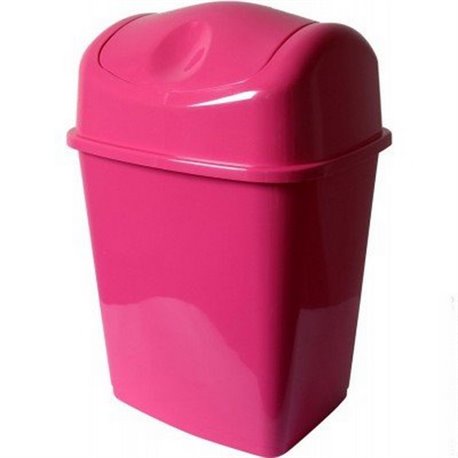 Ведро для мусора Польша 14л розовый