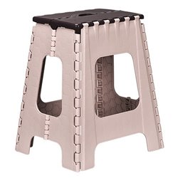 Табурет розкладний ТВ-250 31х37,5х44х5  150кг пудра з фіолетовим