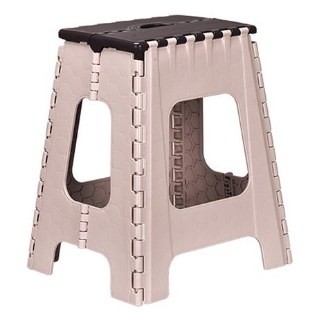Табурет розкладний ТВ-250 31х37,5х44х5  150кг пудра з фіолетовим