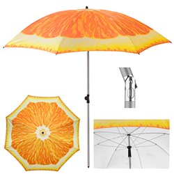 Зонт пляжный с наклоном Апельсин МН-3371-5