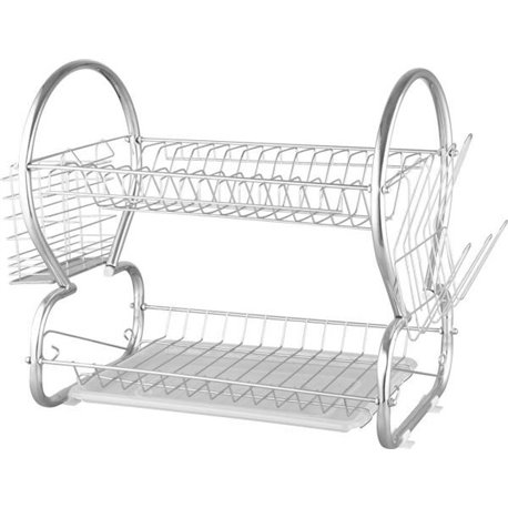 Сушарка для посуду 2-яр хром Omega 60061