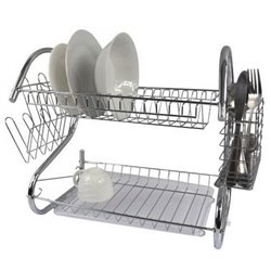Сушилка для посуды 2-яр хром Alfa 56194