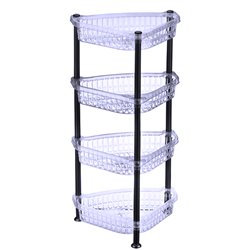 Етажерка 4-яр кутова 5158 90 прозора 