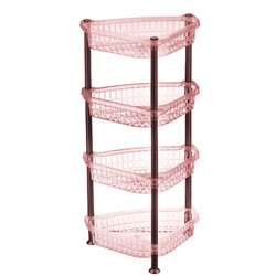 Етажерка 4-яр кутова 5158 90 прозора 