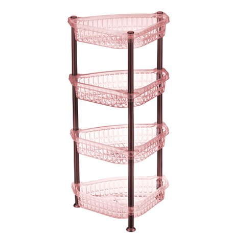 Етажерка 4-яр кутова 5158 90 прозора 