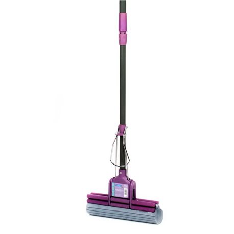 Швабра 2-й отжим 2027 телескоп белая ручка