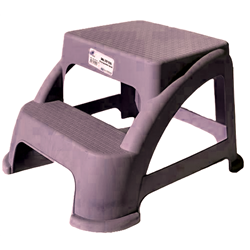 Табурет-лесенка AK-642 2 ступеньки серый