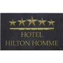 Коврик резина K-603-242 принт 90х60х0,12 Hotel Hilton Homme