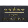 Коврик резина K-603-242 принт 90х60х0,12 Hotel Hilton Homme