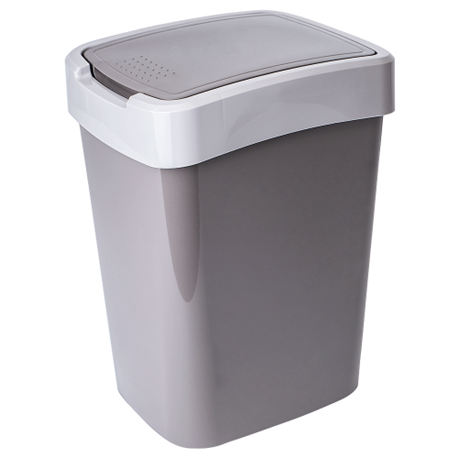 Ведро для мусора Евро 18л 122067 капучино