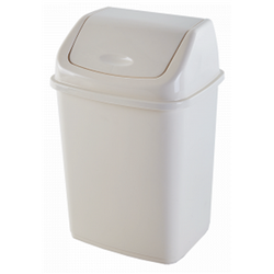 Ведро для мусора алеана 10л 122063 белая роза