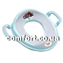 Накладка детская пластик+силикон с ручками CM-260 мятный