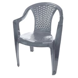 Кресло дачное серый светлый