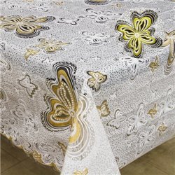 Клеенка 1,32*22м рулон LACE Ажур 115D Gold