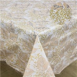 Клеенка 1,32*22м рулон LACE Ажур 277A Gold