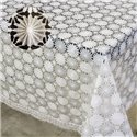 Клеенка 1,32*22м рулон LACE Ажур 006F Silver